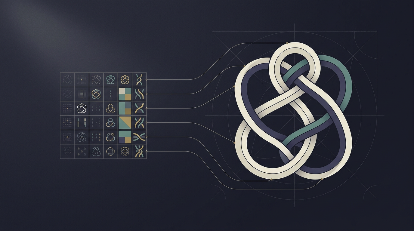 Um 'QR code' matemático para nós pode transformar o problema mais antigo da topologia