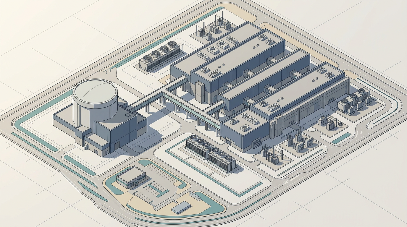 O campus atômico: como será o data center movido a energia nuclear
