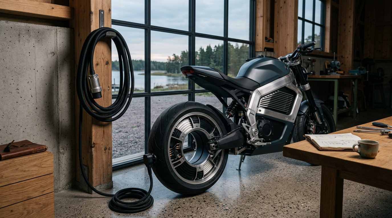 Moto elétrica com bateria de estado sólido promete revolução no carregamento