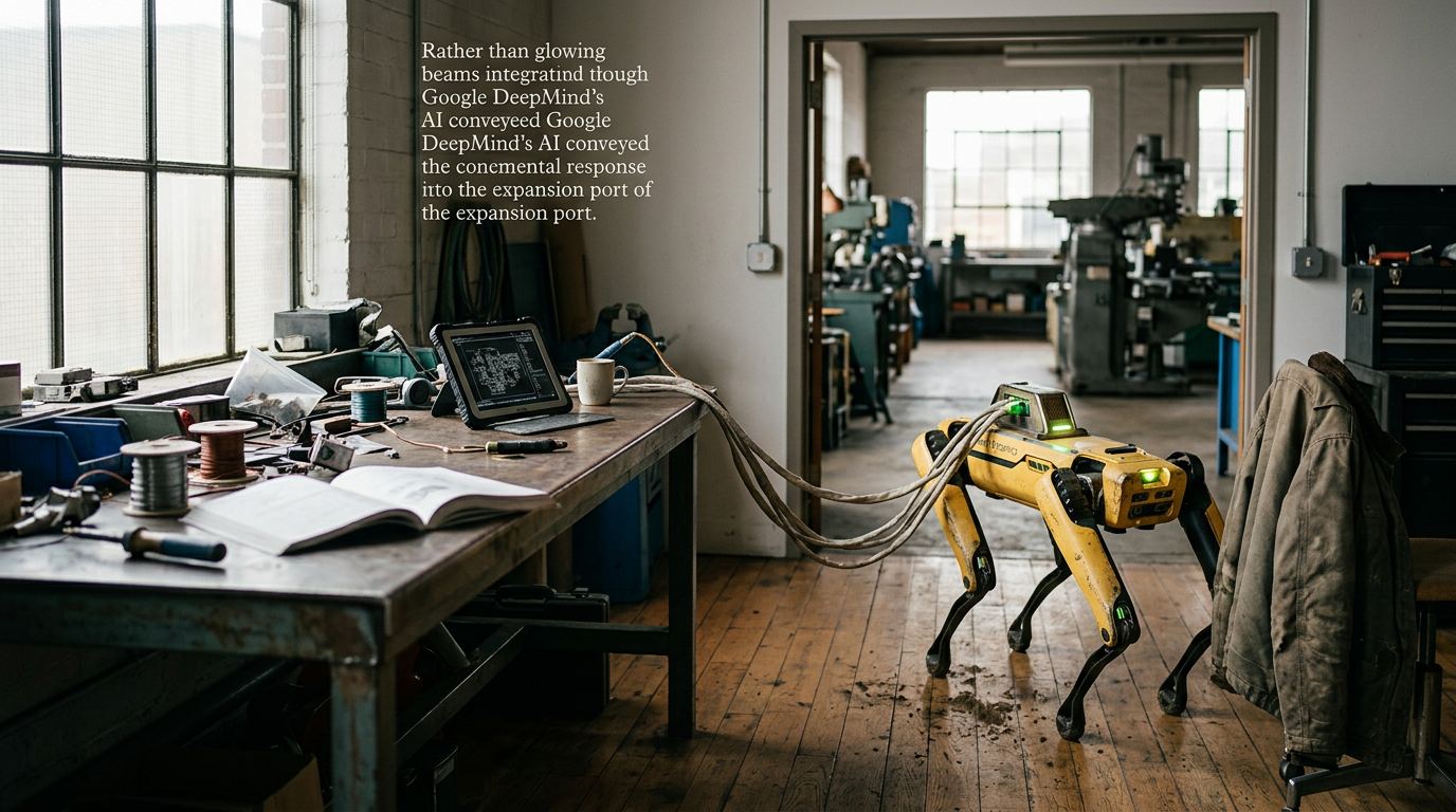 Spot, da Boston Dynamics, Agora Pensa com IA do Google DeepMind
