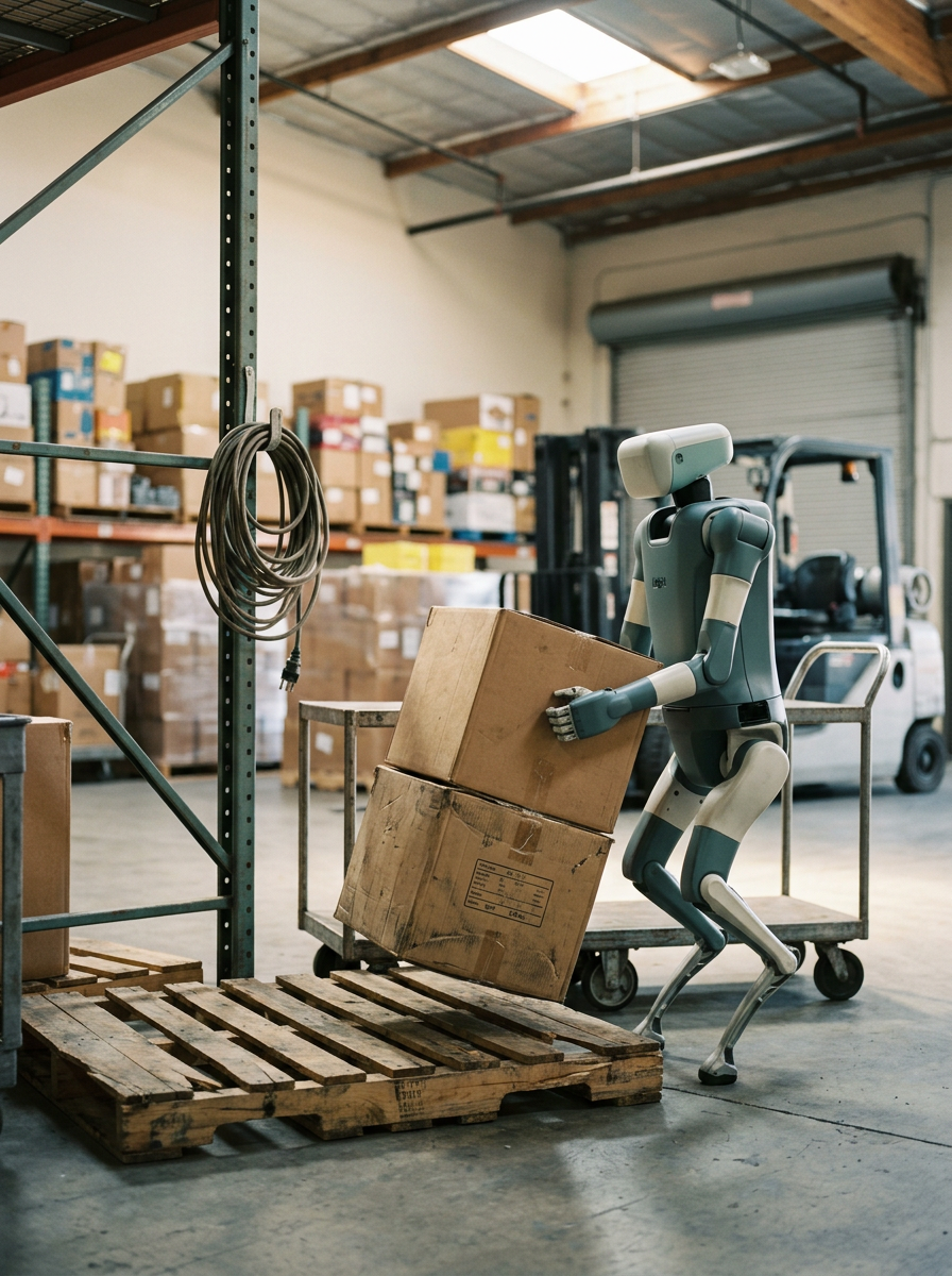 Robô Digit eleva patamar da robótica com levantamento de peso