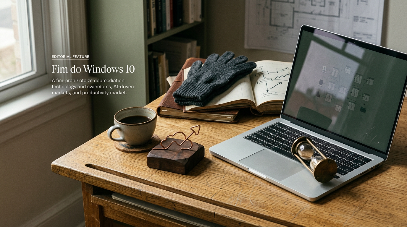 Mercado de PCs desafia pressões econômicas com salto impulsionado por IA e fim do Windows 10