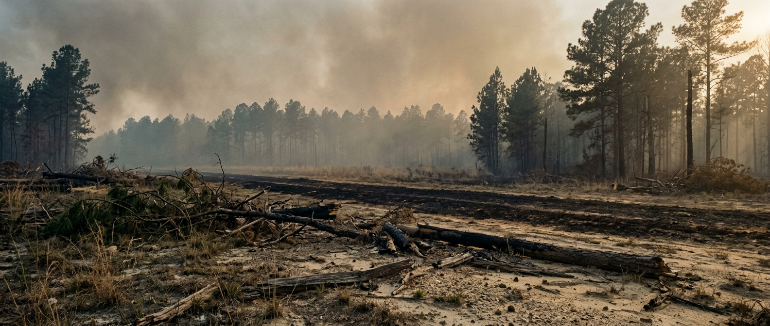 Georgia’s Wildfire Crisis Highlights Structural Failures in Climate Resilience